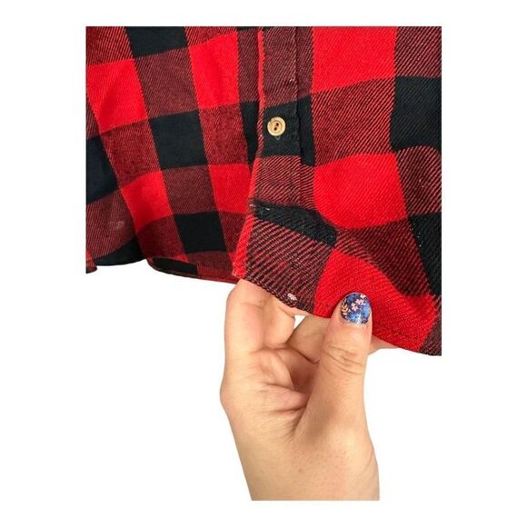 Vintage Sportswear buffalo plaid button down shirt size XL - Picture 4 of 7
